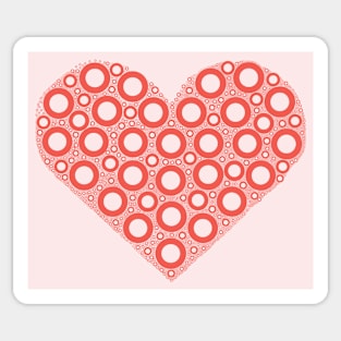 Fishman Donuts Bubble Heart Sticker